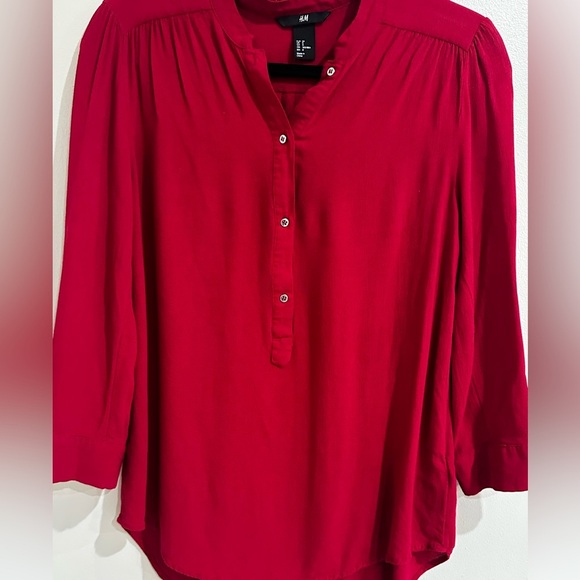 H&M Women's Red Blouse - Picture 2 of 7